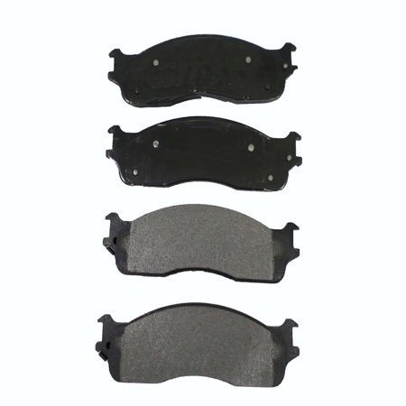 Gridiron Brakes Semi-Metallic Front Brake Pad Set Driver and Passenger Side - ID965 (Replaces Part# MKD965)