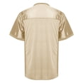 thumbnail image 5 of FRSASU Men's Short Sleeve Shirts V-Neck Mesh Fabric Pullovers Breathable Quick Dry Gym Workout Tops Beige, 5 of 8