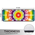 thumbnail image 5 of Kitchen Rugs Sets Of 2,Tie Dye Rainbow Concentric Circles Pattern Anti Fatigue Kitchen Mat Rugs Non Slip Washable,Decorative Kitchen Floor Mats for Kitchen,Sink,Laundry,17"x47"+17"x47", 5 of 5