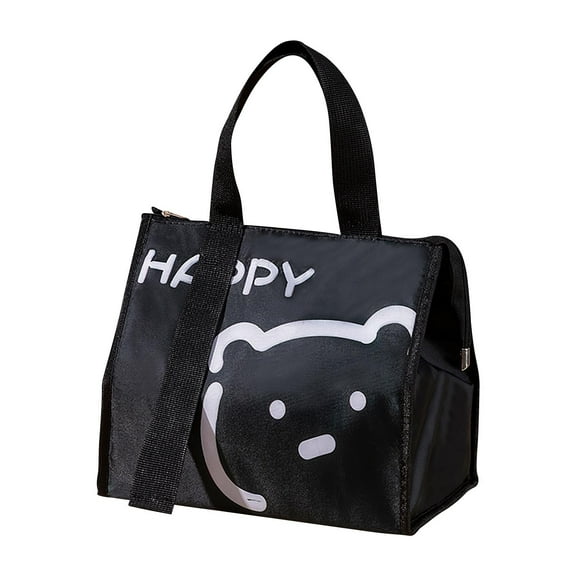 Hovmgk Bento Bag for Students, Insulated Lunch Box Bag, Thermal Preservation Food Bag, Portable Reusable Lunch Tote for School, Travel, Work & Picnic, Soft Handle Design, Versatile & Convenient