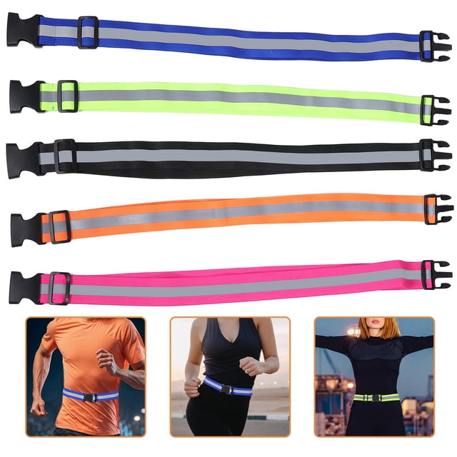 SOPOTUTU 5Ud Reflectante Para Correr Con Correa Corporal Elástica Para En Actividades Nocturnas