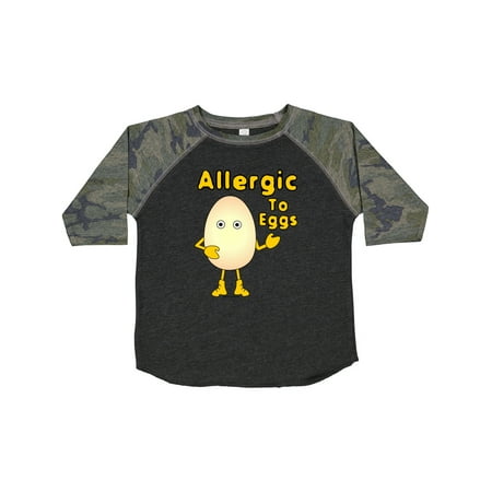 

Inktastic Allergic to Eggs Gift Toddler Boy or Toddler Girl T-Shirt