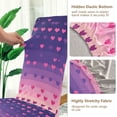 thumbnail image 5 of Yayeee 2 Pack Dining Chair Covers Stretch Parson Chairs Slipcovers Seat Protector, Gradient Love, 5 of 6