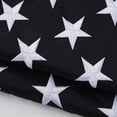 thumbnail image 3 of Thin Blue Line Flag 4x6 ft, American Police Flag for Outside with Embroidered Stars, Back The Blue Flags, USA Blue Line Flag Banner with 2 Brass Grommets for Law Enforcement Officers, 3 of 5