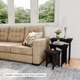 thumbnail image 5 of Nesting Tables-Set of 3, Traditional with Mission Style Legs by Lavish Home (Black), 5 of 8
