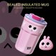 thumbnail image 4 of Taza de café de 400 ml, botella de agua de acero inoxidable, versátil, a prueba de fugas para niños y niñas JShteea El nuevo, 4 of 8