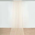 thumbnail image 6 of Efavormart 20 FT Fire Retardant Nude Sheer Voil Curtain Panel Backdrop - Premium Collection, 6 of 11