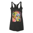 thumbnail image 3 of Neon Lab Dog Lover Shirt | Labrador Dogs Speak To Those Who Listen | Dean Russo Art Animal Lover Tri-Blend Racerback Tank Top, Vintage Black, Small, 3 of 6