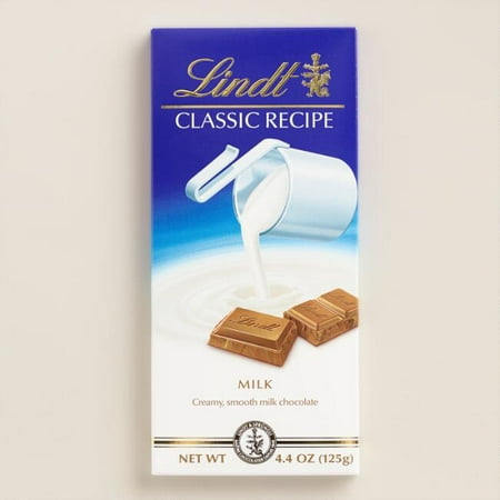 Lindt Classic Recipe Milk Chocolate Bar (Pack of