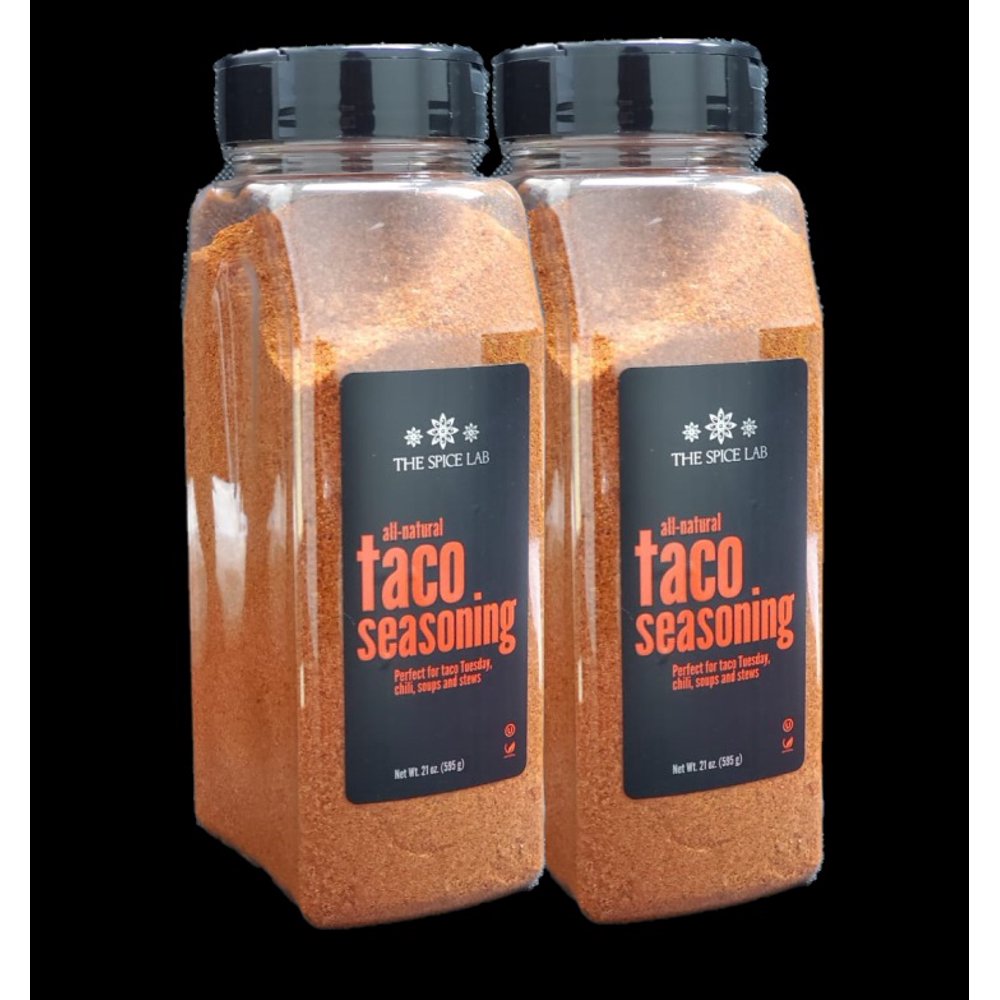 The Spice Lab All Natural Taco Seasoning (21 Ounce 2 Pack)