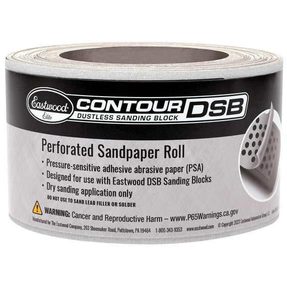 40 Grit PSA Sandpaper for Eastwood Elite Contour DSB Dustless Sanding Blocks