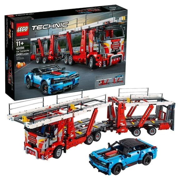 LEGO Technic Car Transporter 42098 Toy Truck and Trailer Building Set