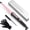 Pink, variant on Hair Curling Wand, 0.5-1Inch Tapered Curling Iron, Professional Ceramic Hair Curler Wand with Heat-Resistant Glove, Dual  ()