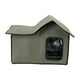 thumbnail image 3 of Refugio para gatos al aire libre, casa para gatos, tienda de campaña, fácil de montar, para exteriores, , casa cálida para gatos en, 3 of 9