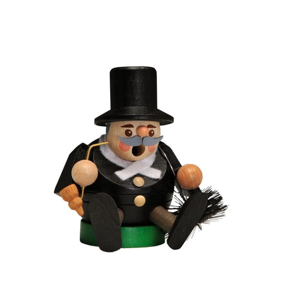 3.25" Richard Glaesser Mini Chimney Sweeper Incense Burner