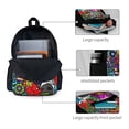 thumbnail image 4 of Geometry Dash Backpack Multipurpose Daypacks Large Capacity Shoulder Bag Casual Travel Backpack Schoolbag, 4 of 9