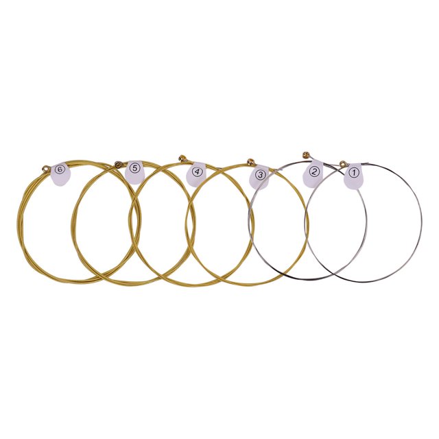 ZIKO DAG-010 Ultra-light Acoustic Guitar String Set, High Carbon Steel Core, Brass Winding, Corrosion-resistant, 6-string Set, Suitable for Beginners, Daily Practice