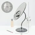 thumbnail image 3 of Zadro Tri-Optic Beveled Vanity Makeup Mirror w/ Magnification & Swivel, 3 of 7