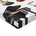 thumbnail image 2 of Ambesonne Music Fitted Sheet, Symphony Orchestra Concert, Twin Size, Multicolor, 2 of 3