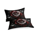 thumbnail image 2 of Home Bedclothes Romantic Rose Printed Duvet Cover Set Girl Woman Elegant Bed Set Bed Gift,Full (80"x90"), 2 of 6