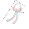 thumbnail image 3 of Bunny Ear Hand Warmer Plush, Soft Microwavable Heating Pad Stuffed Toy, Cozy Warmie for Cramps Stress Relief, Bedtime Sleep Aid Companion for Travel, Cute Easter Spring Gift Idea, 3 of 4