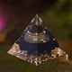 thumbnail image 4 of Orgonita pirámide amatista peridoto curación cristal energía convertidor resina artesanía Likrtyny Para estrenar, 4 of 9