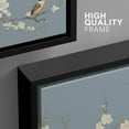 thumbnail image 4 of PixonSign Framed Canvas Print Wall Art Minimal Japanese Cherry Blossom Tree Nature Wilderness Illustrations Modern Art Botanical Floral Farmhouse/Country Relax Multicolor - 24"x36"x3 Black, 4 of 5