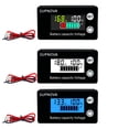 thumbnail image 3 of Matsuzay Indicador de capacidad de batería de litio pantalla LCD voltímetro azul DC 8V-100V indicador de capacidad Accesorios para electrodomésticos vistoso, 3 of 6