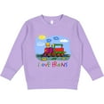 thumbnail image 2 of Inktastic I Love Trains Toddler Sweatshirt, 2 of 4