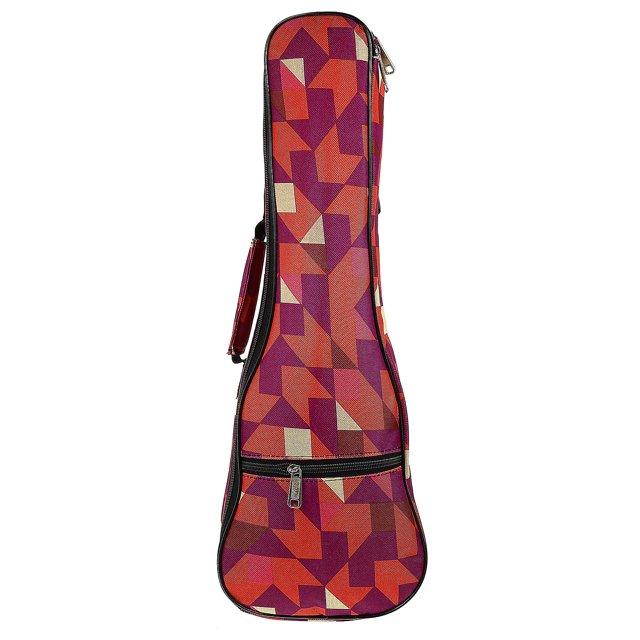 Bolsa para ukelele con patrón geométrico, impermeable, de tela Oxford