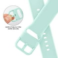 thumbnail image 2 of compatible Apple Watch SE 40mm Pin Buckle Silicone Watch Band Cheap and fine, 2 of 4