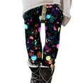 thumbnail image 3 of DDAPJ pyju Womens Workout Leggings Shiny Glitter Sequin Printed Slim Yoga Pants High Waisted Stretch Casual Holiday Tights Lightning Sales of The Day Multicolor XXL, 3 of 6