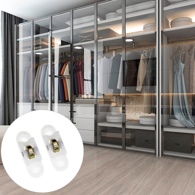 FENGGUIQU 20Ud Accesorios De Carril Para Puerta Con Instalación Fácil Para Muebles