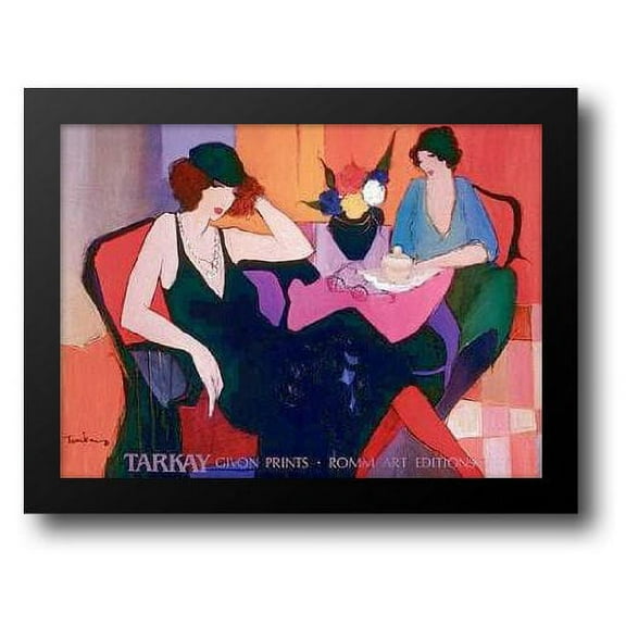 FrameToWall - Maria and Susie 40x30 Framed Art Print by Tarkay, Itzhak