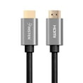 thumbnail image 4 of Insten - 6 Feet HDMI Male to Male Cable, 2.1 Version, 8K 60Hz, 48Gbps, Gold Connectors, Nylon Braided, Black, 4 of 8
