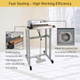 thumbnail image 5 of INTSUPERMAI Foot Sealing Machine Foot Sealer 3mm/0.6mm Sealing Width Foot Pedal Impulse Sealer Continuous Bag Heating Sealing Machine, 5 of 7