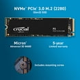 thumbnail image 5 of Crucial P3 - SSD - 2 TB - internal - M.2 2280 - PCIe 3.0 (NVMe), 5 of 5