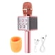 thumbnail image 1 of Micrófono inalámbrico portátil de mano, sonido claro, micrófono profesional ergonómico con Cable de carga para cantar en casa, 1 of 8