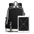 thumbnail image 3 of Billie Eilish Billie Eilish Pattern Usb Charging Backpack Student Schoolbag Outdoor Shoulder Schoolbag, 3 of 5