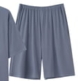 thumbnail image 3 of 2 Piece Pajamas Set for Men Soft Cotton Breathable Comfortable Summer Pjs Shorts Sleepwear Homewear Suits, 3 of 6
