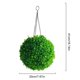 thumbnail image 5 of Ounissouiy Luz colgante Solar, adorno de planta falsa, diseño de escena, bola de hierba, adorno para jardín, Patio, decoraciones artificiales, Iluminación y accesorios, 5 of 6