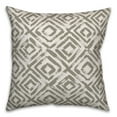 thumbnail image 2 of Creative Products Distressed Diamond Pattern 18x18 Spun Poly Pillow, 2 of 3