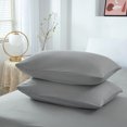 thumbnail image 3 of JML Luxury 2 Piece Duvet Cover and Sham Set - Premium Ultra-Soft - Easy Care, Wrinkle Resistant (Twin,Grey), 3 of 6