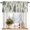 Green, variant on Kitchen Curtain Valance 54"x18",Blackout Rod Pocket Valances Green Christmas Tree Seamless Small Window Treatment Panel for Living Room Bedroom Windows,Retro Linen