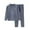 Grey, variant on WUXIAN Autumn Winter Children Warm Underwear Set Velvet Baby Big Children Long Sleeve Boy And Girls Neck Home Wear Toddler Stylish Cozy Clothing