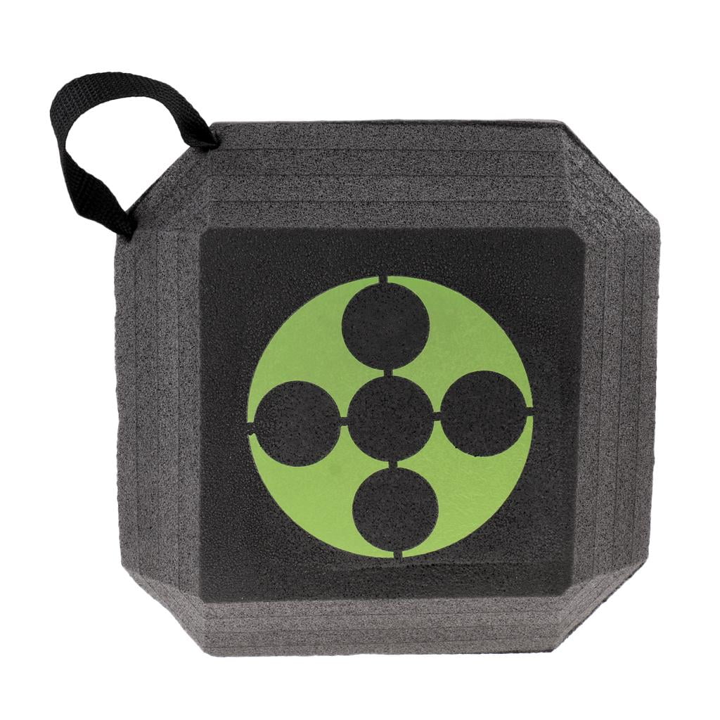 18-Sided 3D Reusable Target with Self XPE Foam for all Types Green