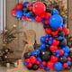 thumbnail image 5 of Kit de arco para globos Balloon Yexnum, 60 unidades, azul, rojo y negro, 5 of 7