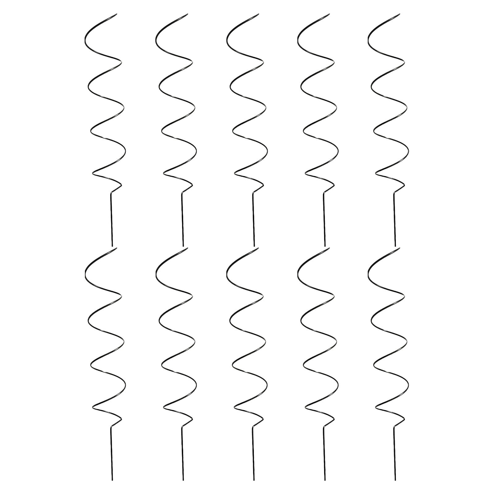 16.9″ Spiral Tomato Plant Stake, 1/3/5/10Pcs Spiral Tomato Plant Support, Durable Garden Twist Stick for Plants Vine Climbing, Indoor/Outdoor Plant Supports for Tomato Rose Vine(Black-1pc,16.9x3")