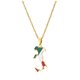 thumbnail image 1 of Jumpingount Collar de mapa italiano de acero inoxidable para vestir o ropa informal, accesorios, collar para el cuello Ropa, zapatos y accesorios Miscelánea oro, 1 of 6