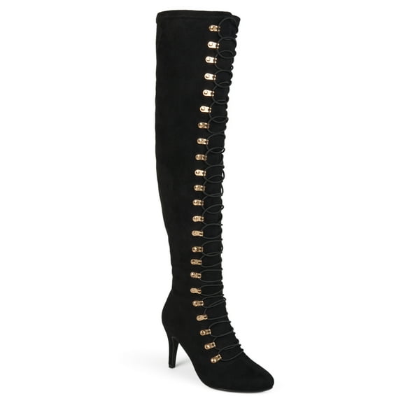 Journee Womens Trill Round Toe Over The Knee Boots